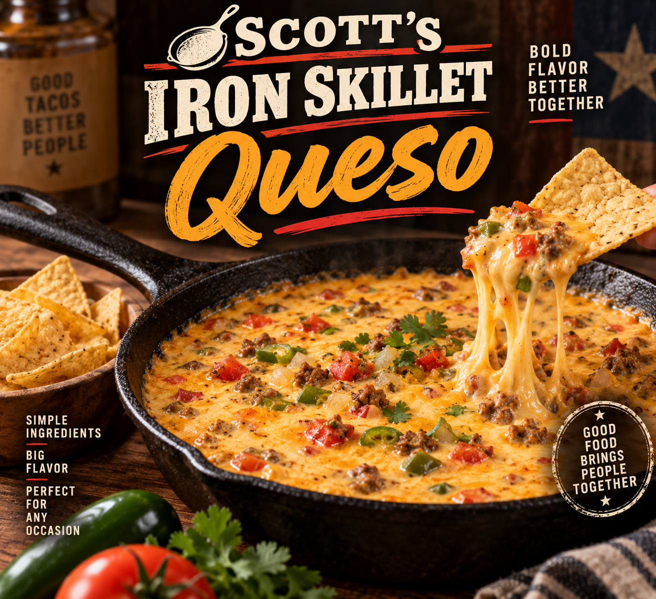 Scott's Iron Skillet Queso